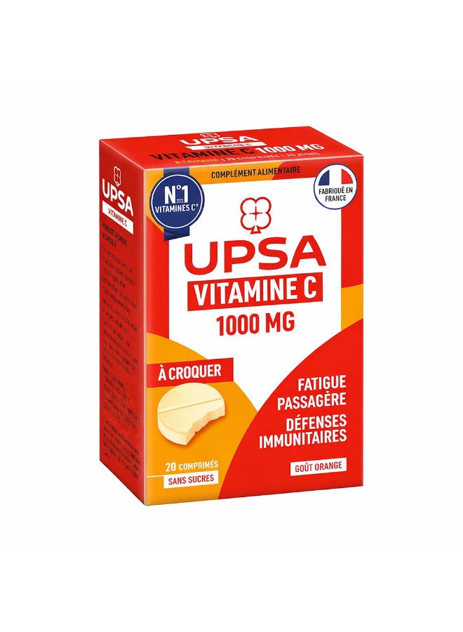 UPSA Vitality Vitamin C 1000 mg  20 Chewable Tablets